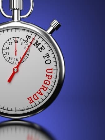 Stopwatch on blue background Stopwatch on blue background