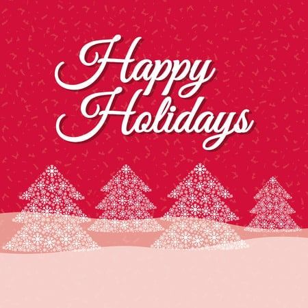 Red holiday greeting Red holiday greeting