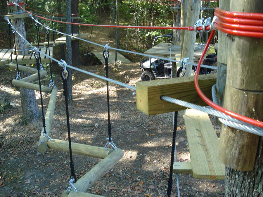 A&A Engineering - Zigzag Bridge Zipline