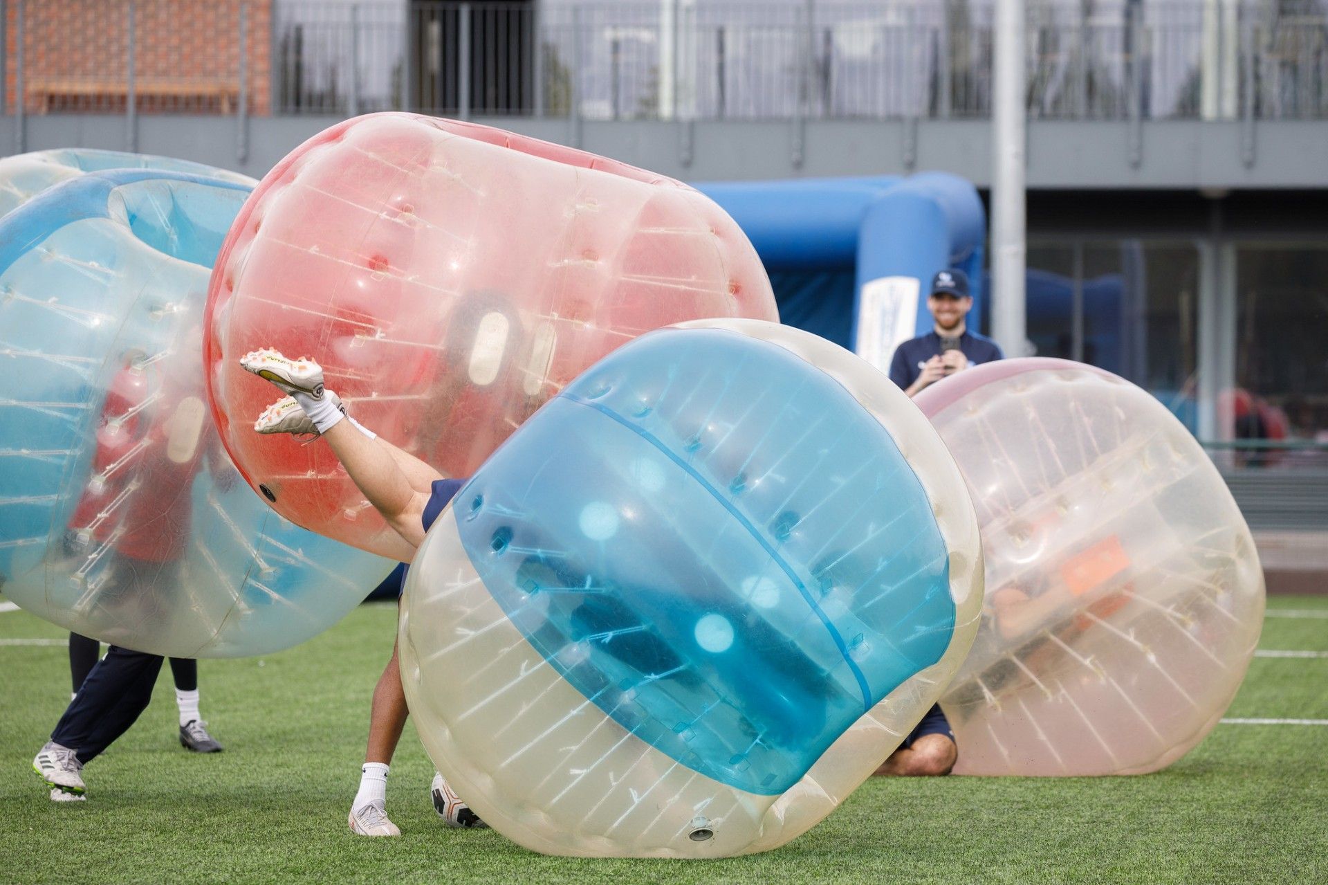 Zorbing Bubble Football Rewards Day