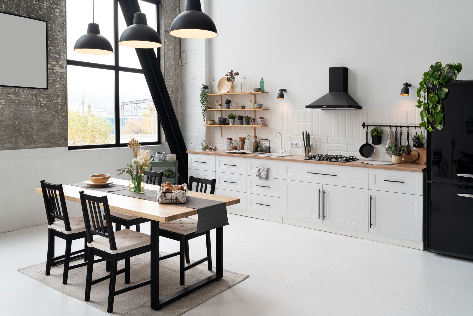 Modern kitchen after remodeling
