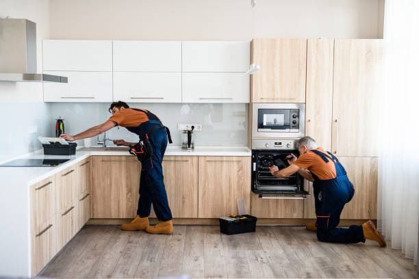 Installing kitchen furniture and equipment