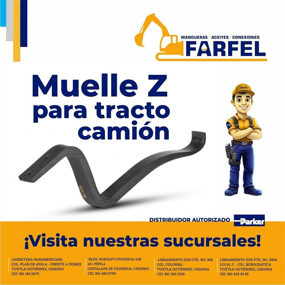 A poster for farfel muelle z para tracto camion