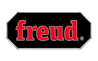 A black and red logo for freud on a white background.