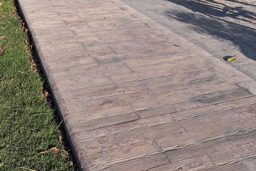 newly built cement flooring