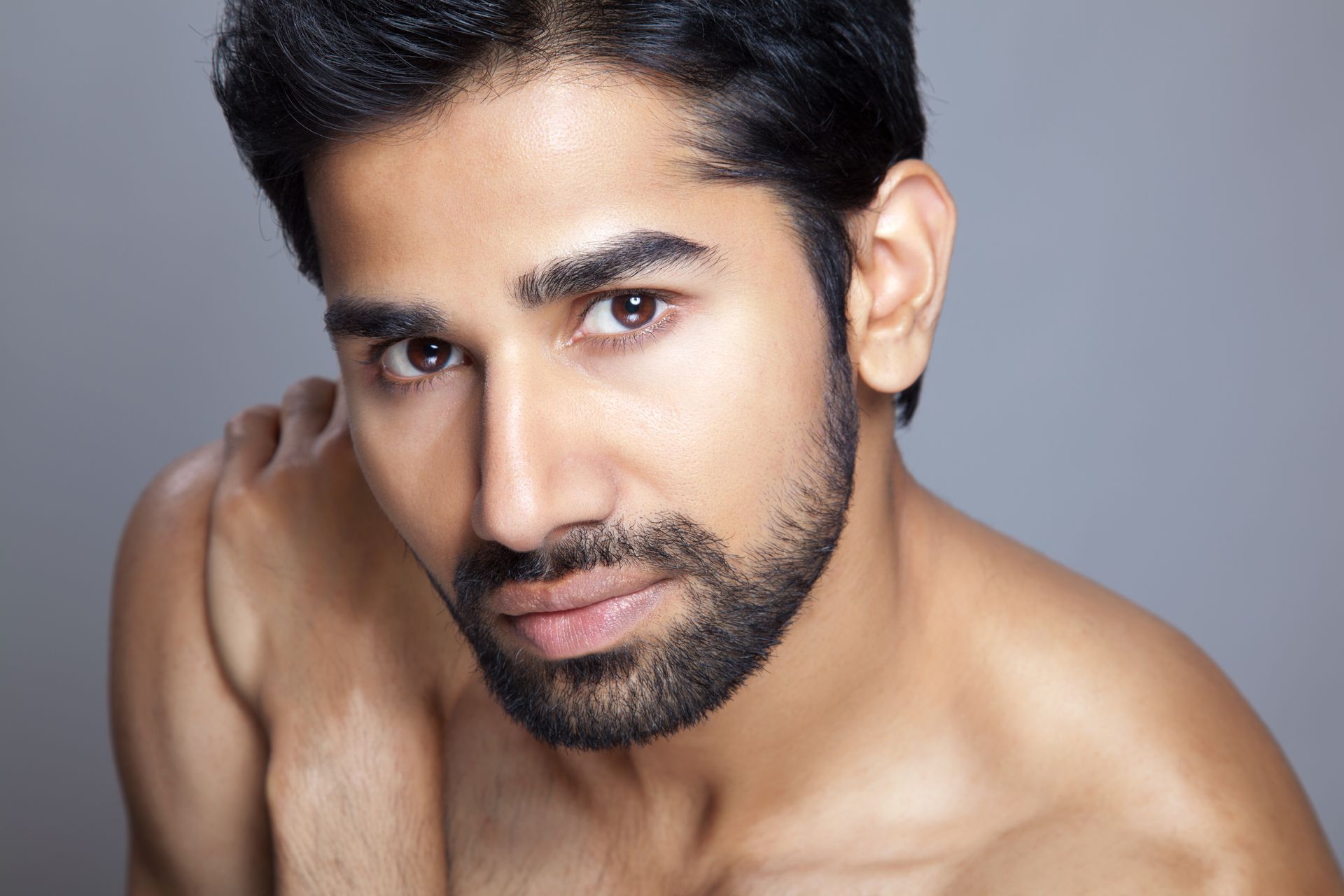 attractive man with beard