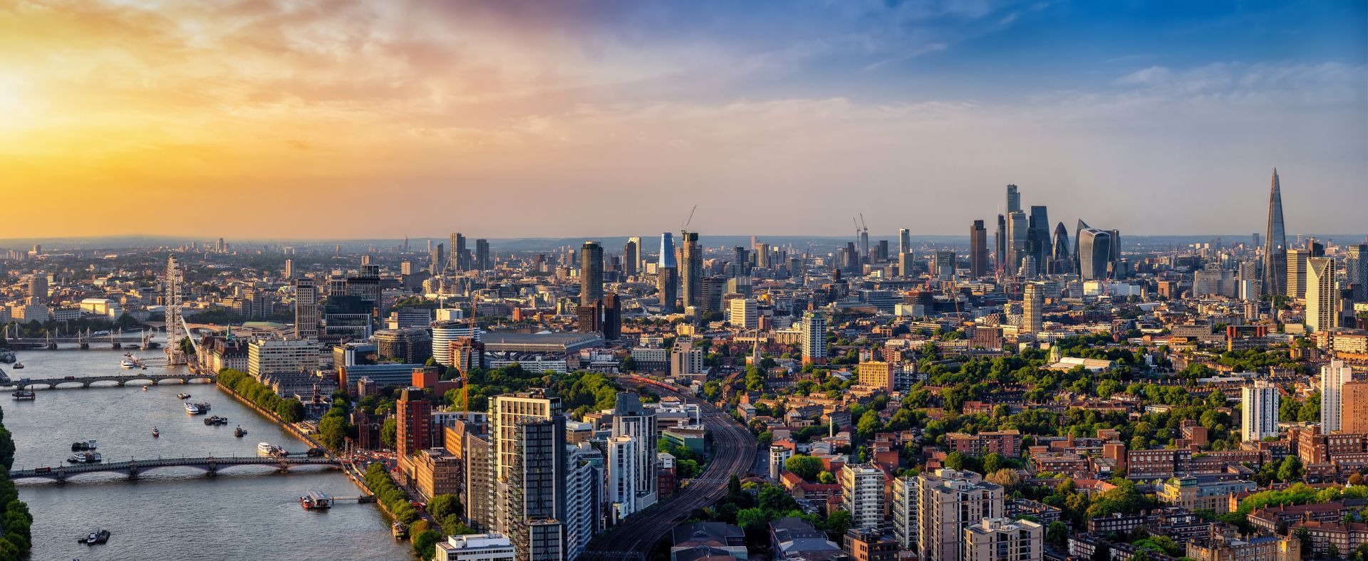 A city view of London UK