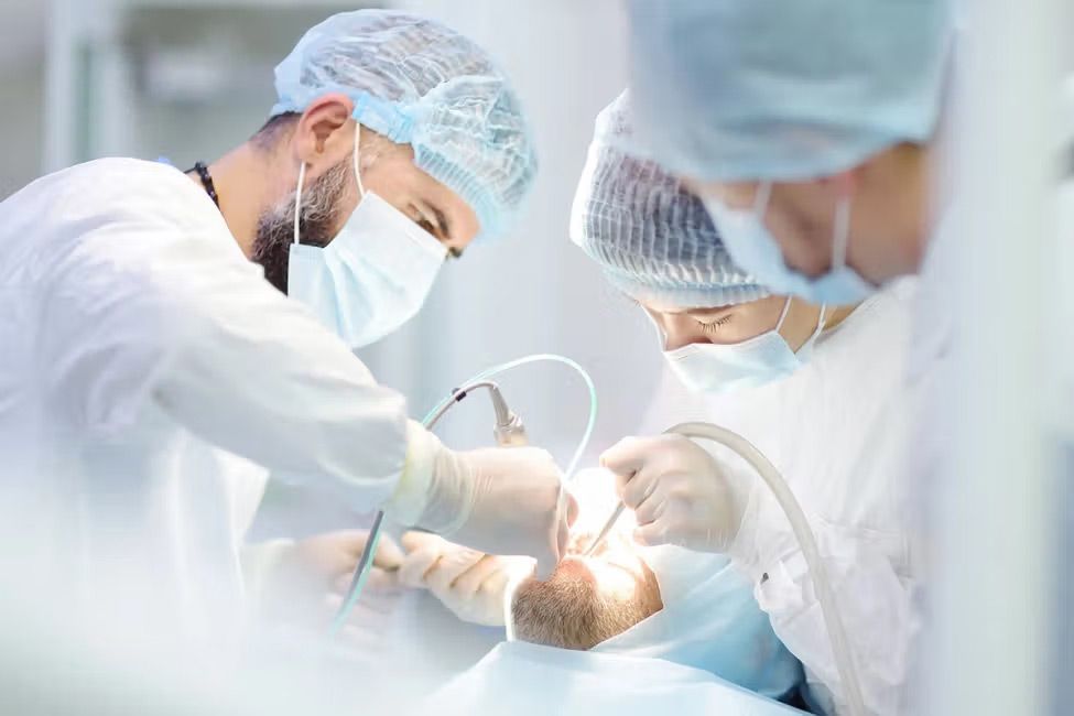 guy relaxing after a dental procedure