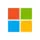 Microsoft logo: Four colored squares, red, green, blue, and yellow, arranged in a square.