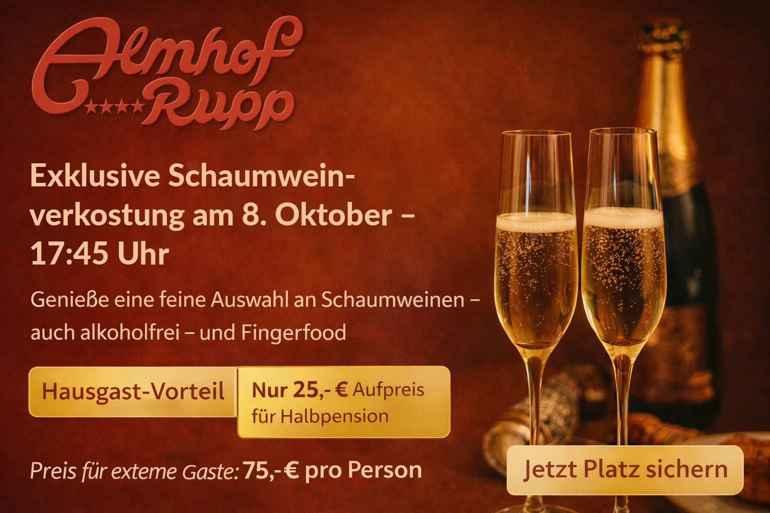 Advertiser Schaumweinverkostung 8.10.2026