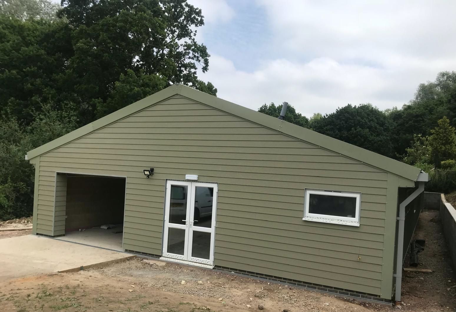 Green industrial and commercial roofing and cladding 