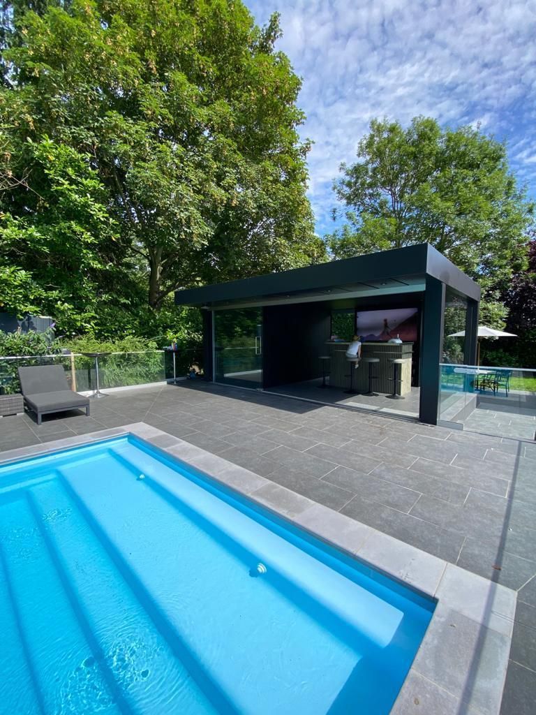 Special pool bar industrial roofing material project