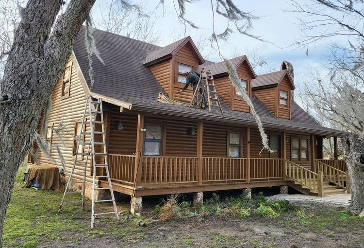 log cabin restoration