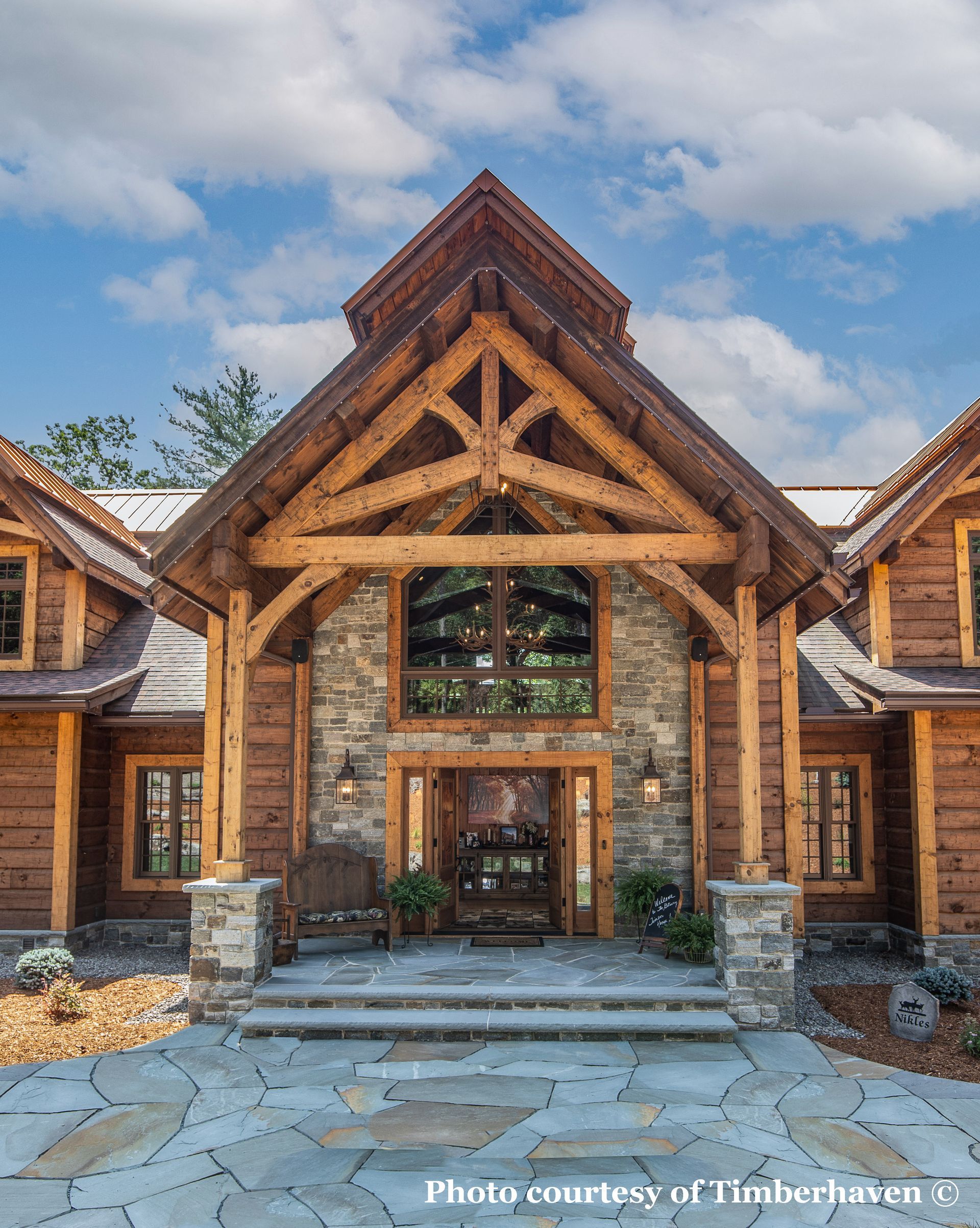 log cabin staining service
