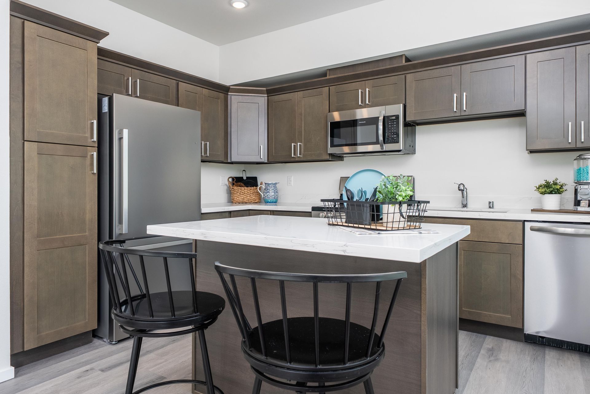 Kitchen view at Blueberry Apartments Port Orchard rentals