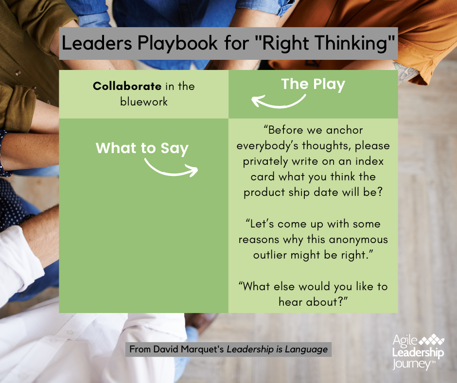 Leaders playbook for