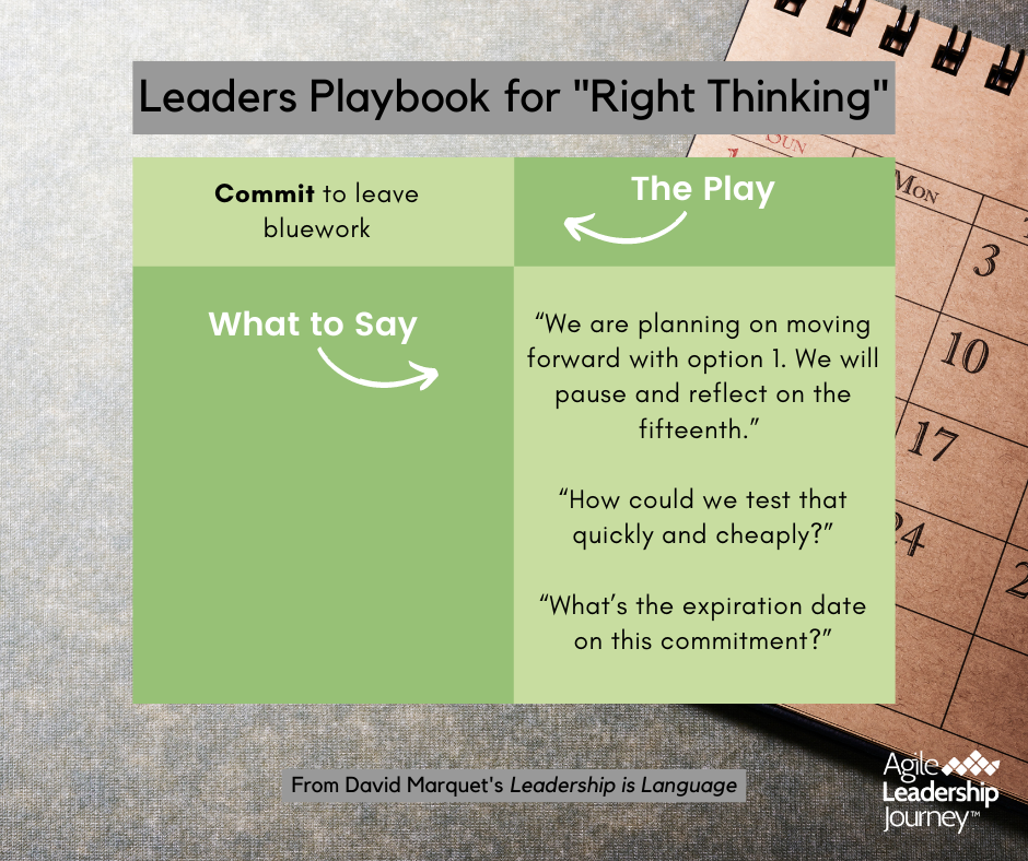 A leader 's playbook for