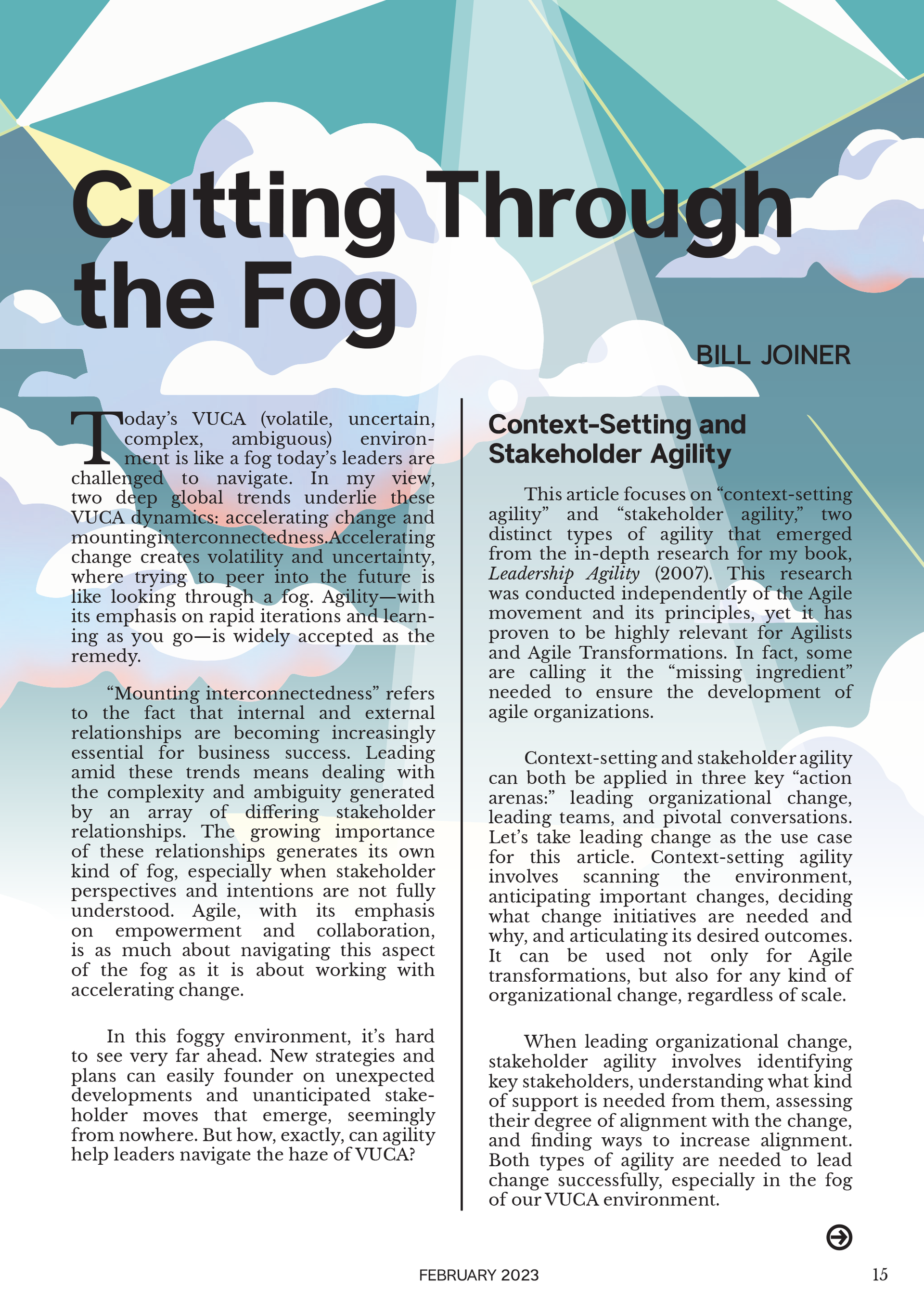 A screenshot of an article from Emergence magazine