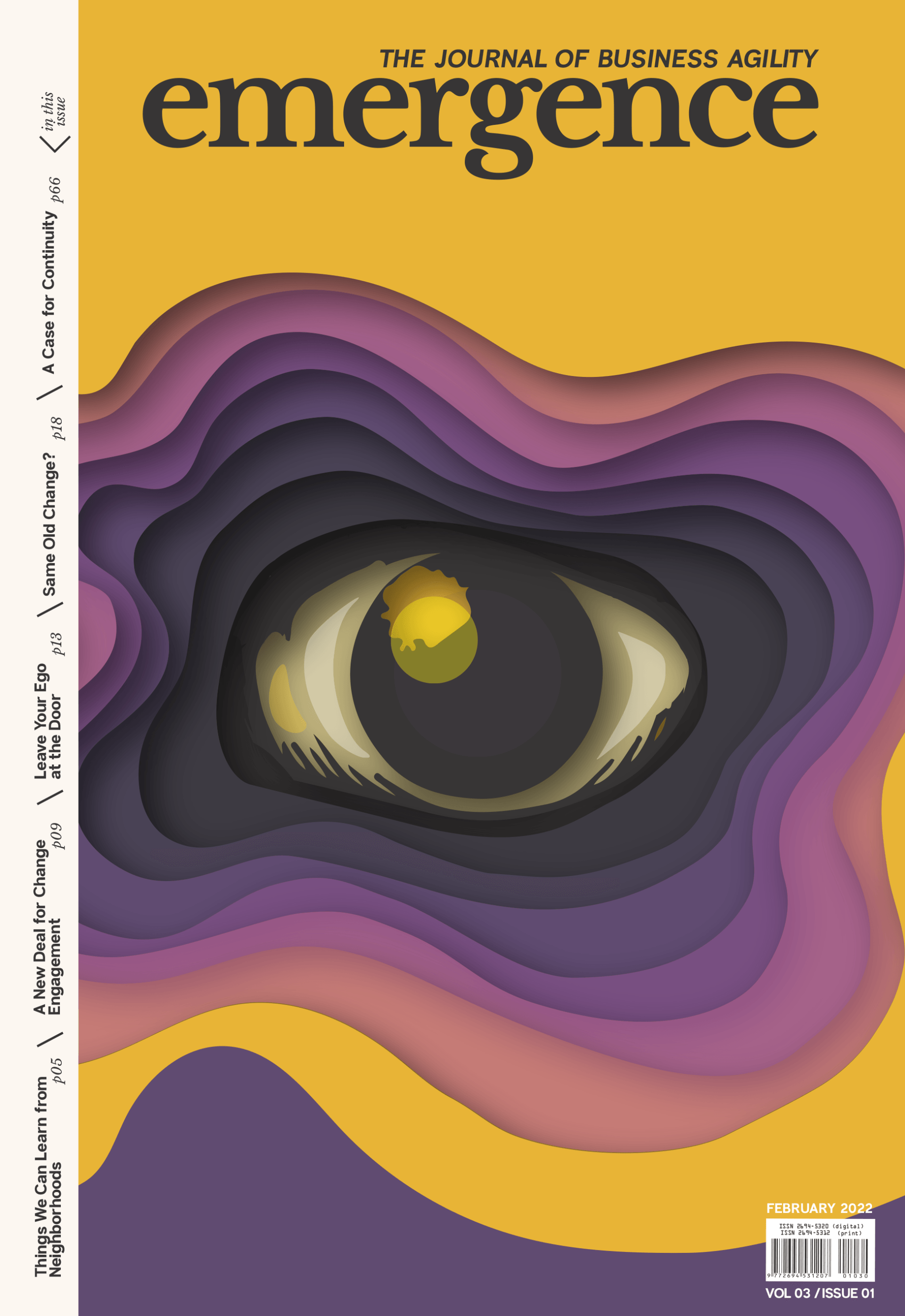Cover of the February 2022 edition of Emergence