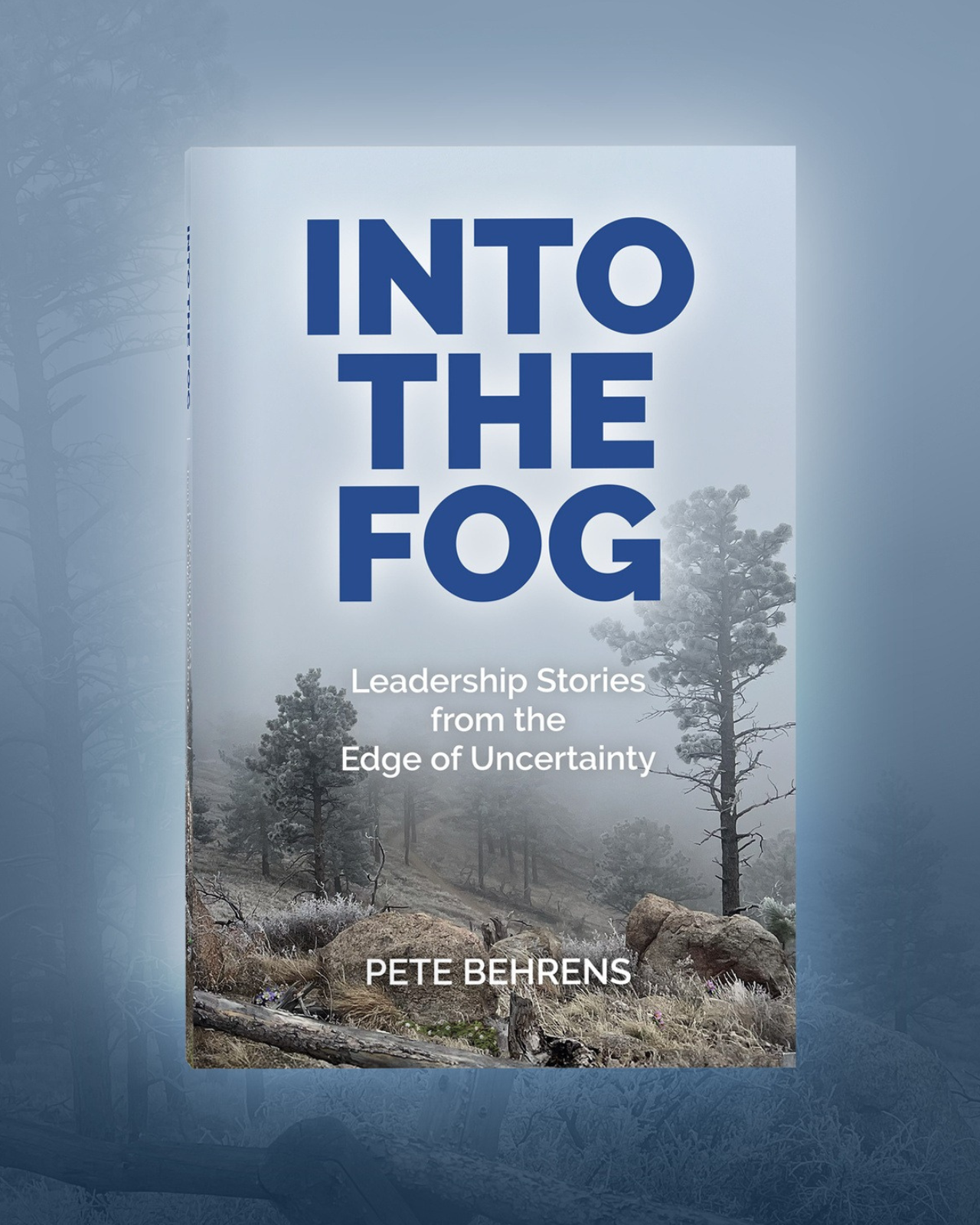 Cover of Pete Behrens' book Into the Fog: Leadership Stories from the Edge of Uncertainty