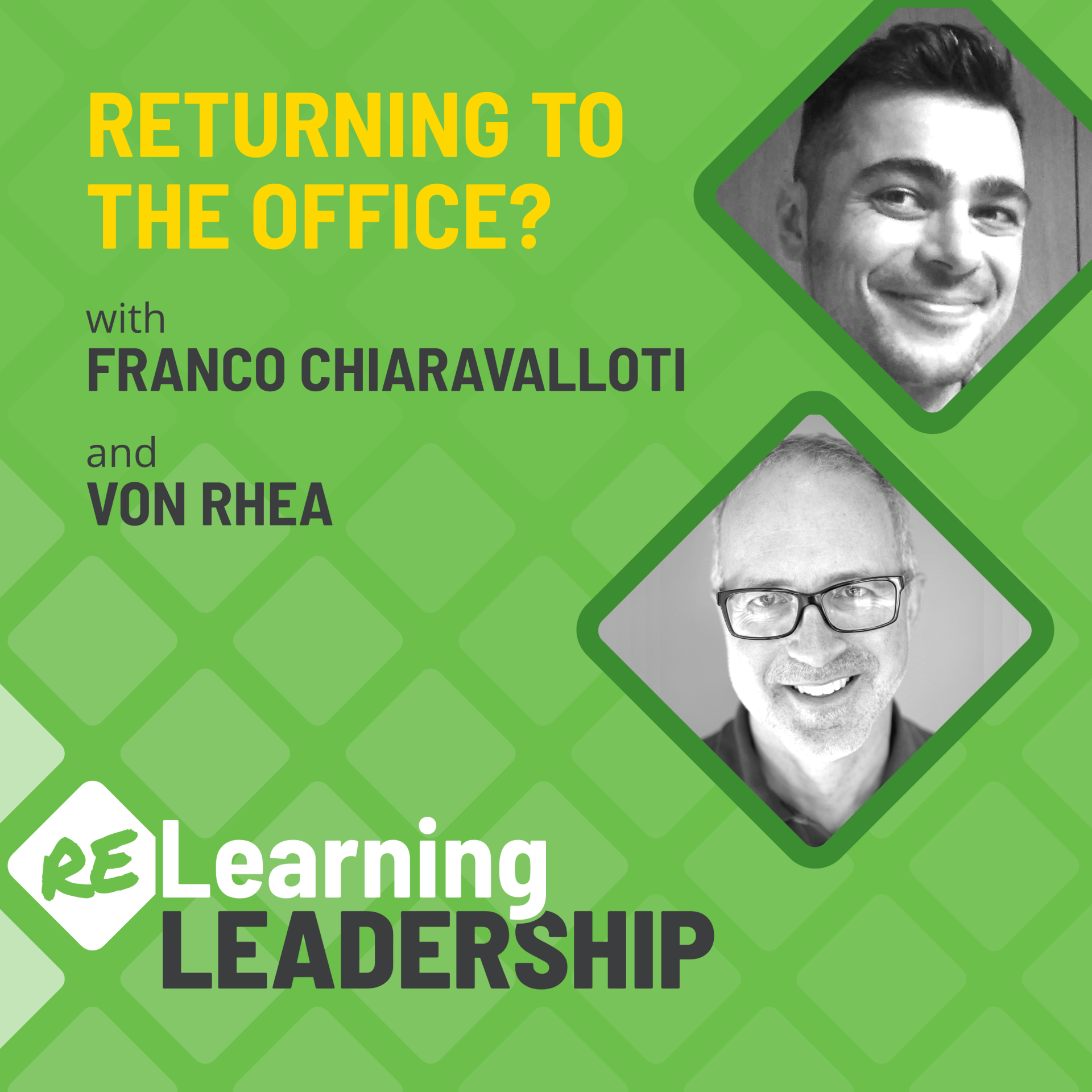 A poster for learning leadership with franco chiaravalloti and von rhea