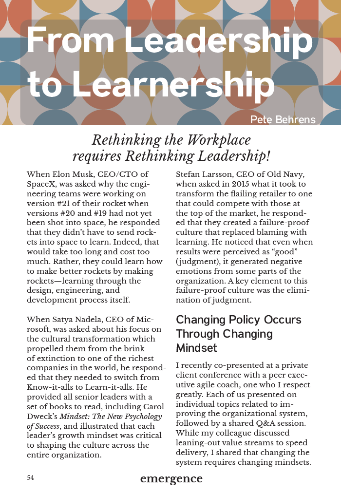A screenshot of an article from Emergence magazine