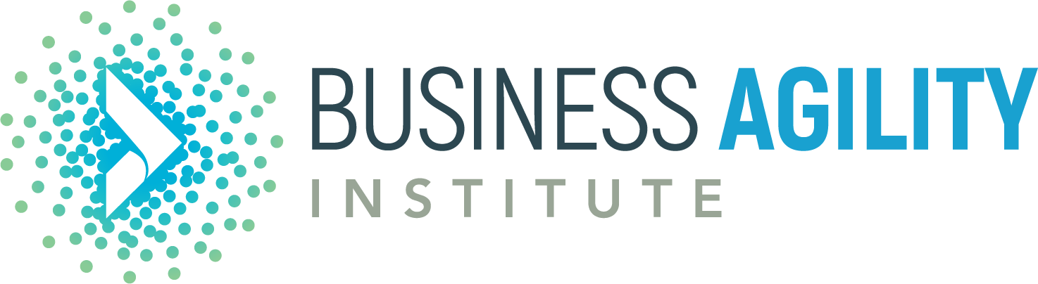 A logo for the business agility institute