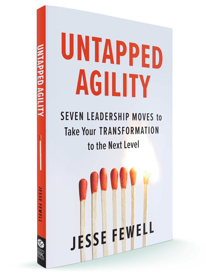 A book called untapped agility by jesse fewell