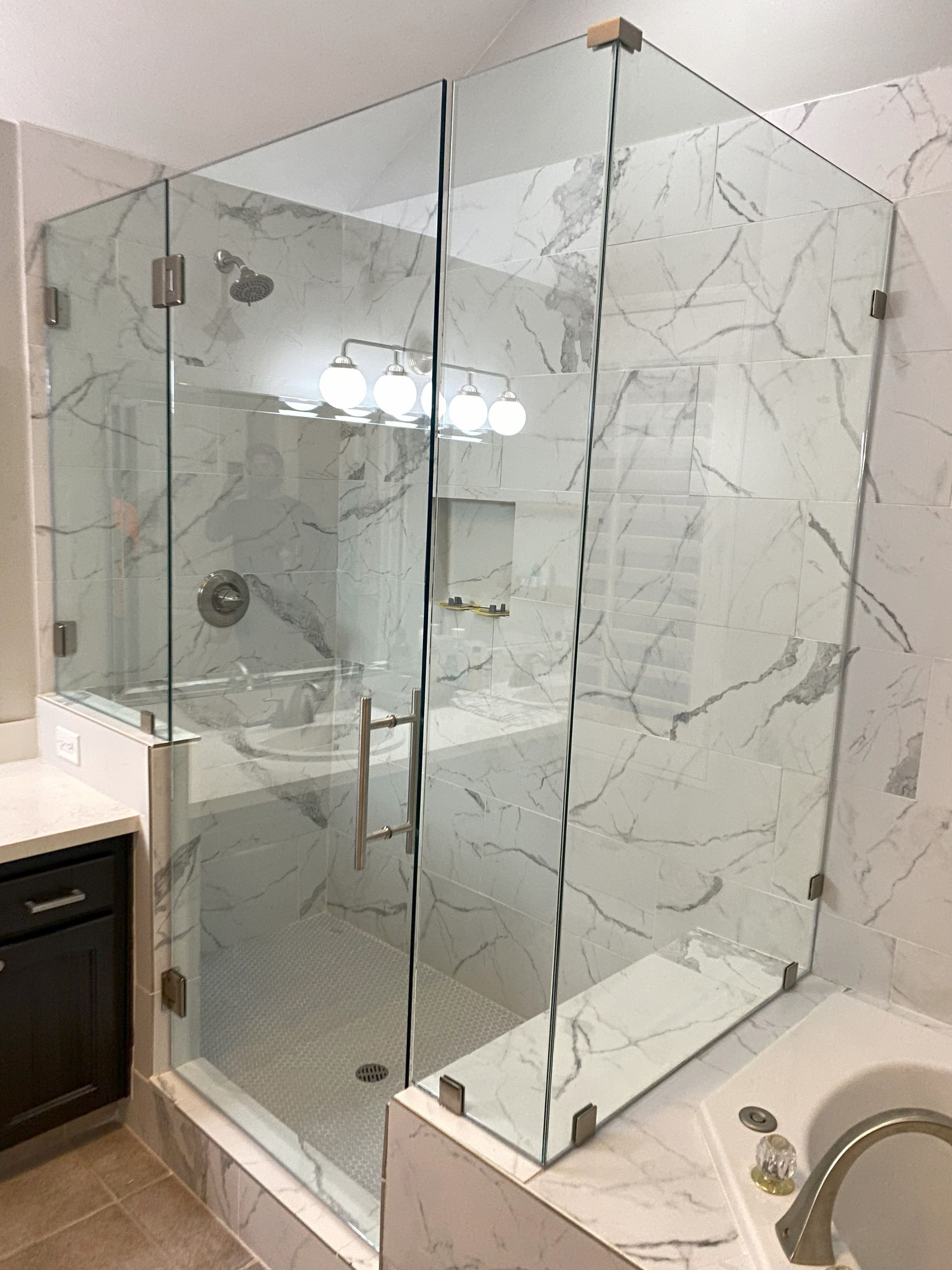 Polished glass surface by Glassology designed for long-lasting clarity and easy maintenance