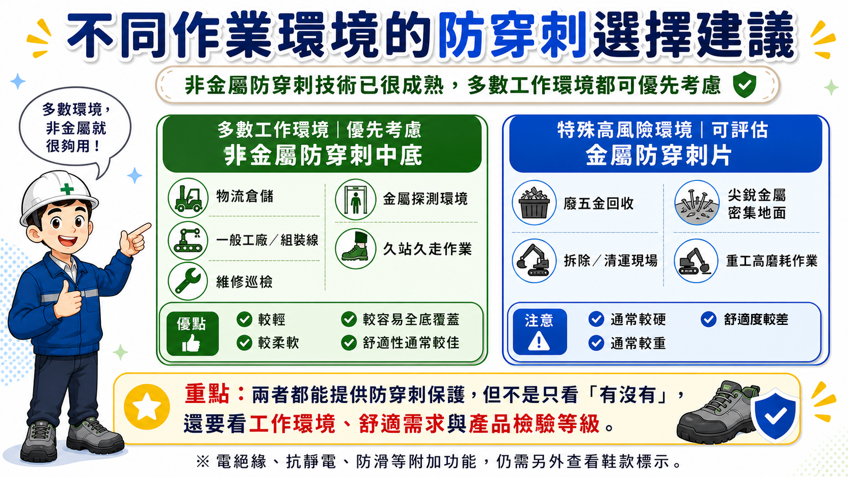 防穿刺功能:鞋底保護差很大