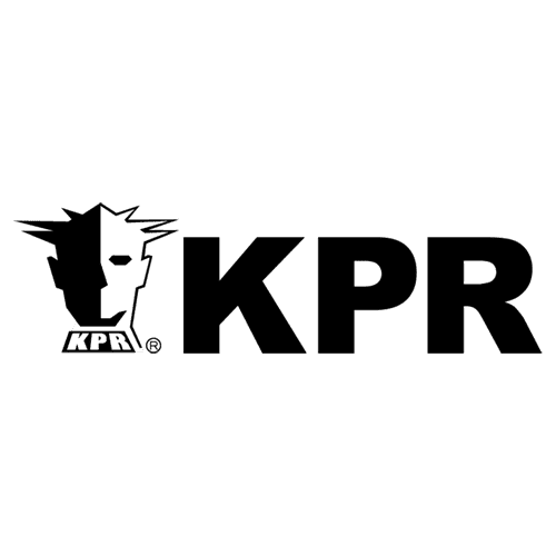 KPR標誌採分割式設計，KPR字母為粗體字。