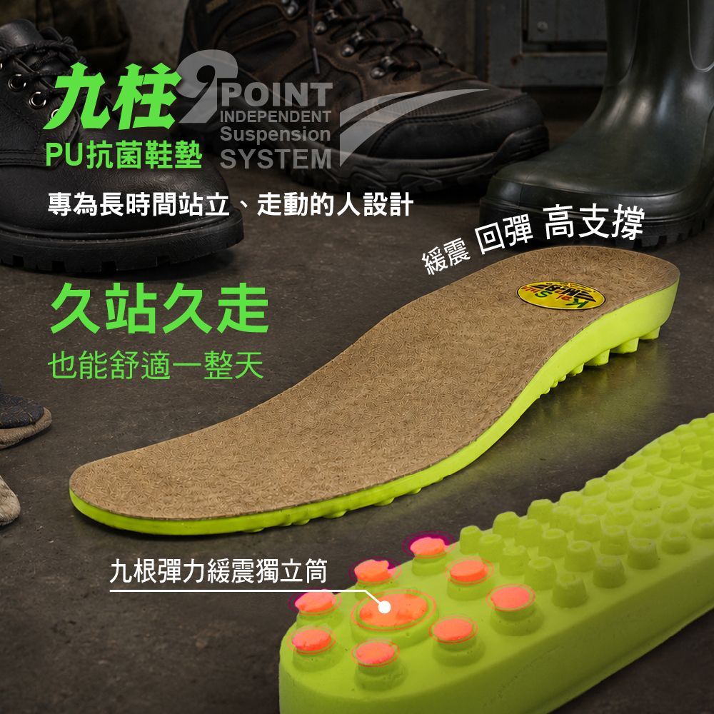 九柱PU抗菌鞋墊