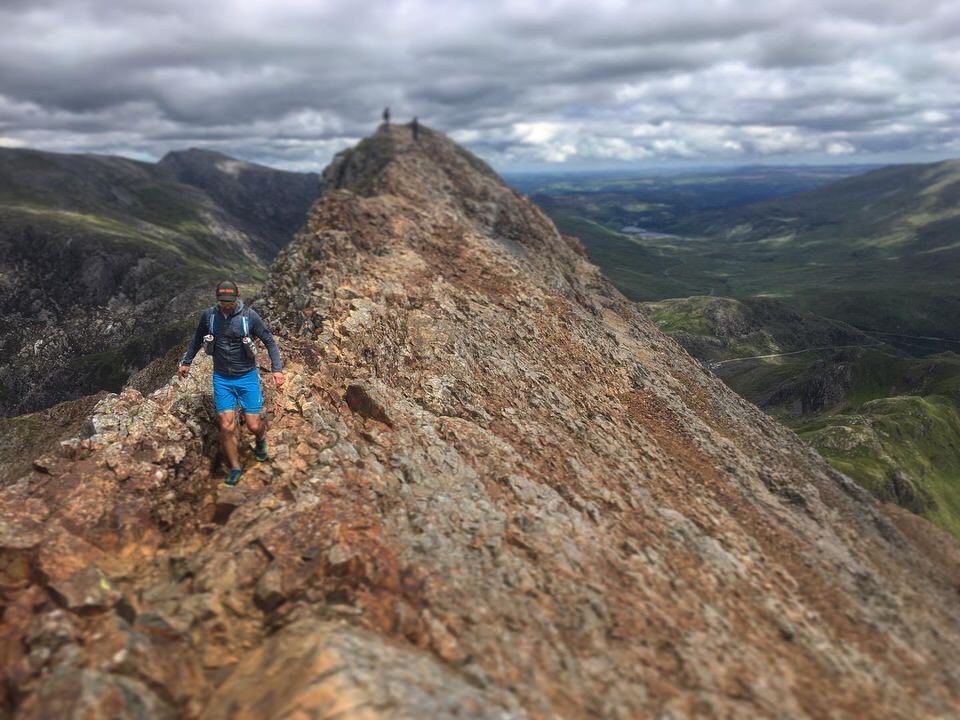 Runner on Crib Goch