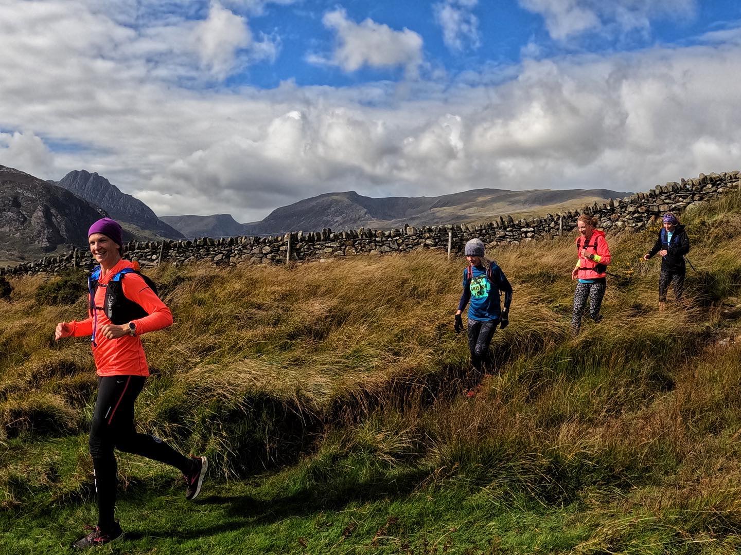 Running up a hill