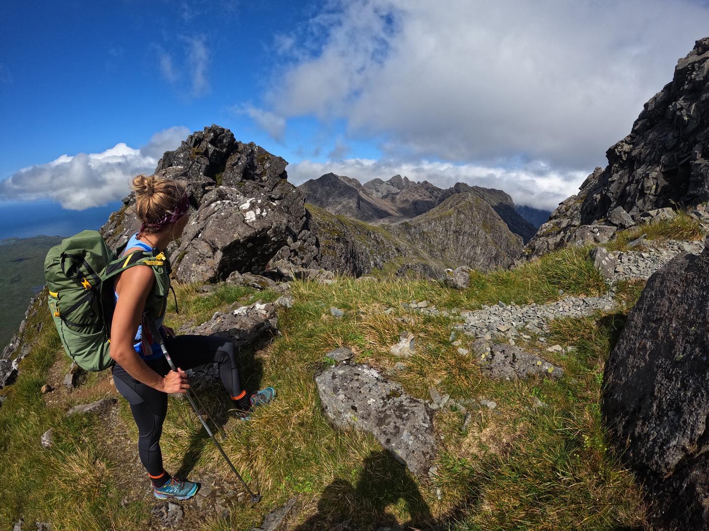 Scrambler on Cuillin Ridge