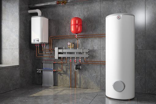 Energy-efficient heat pump hot water system installation