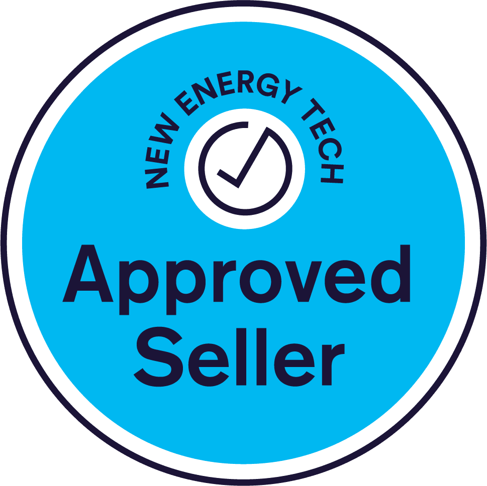 Logo of Clean Energy Council; an orange dotted 