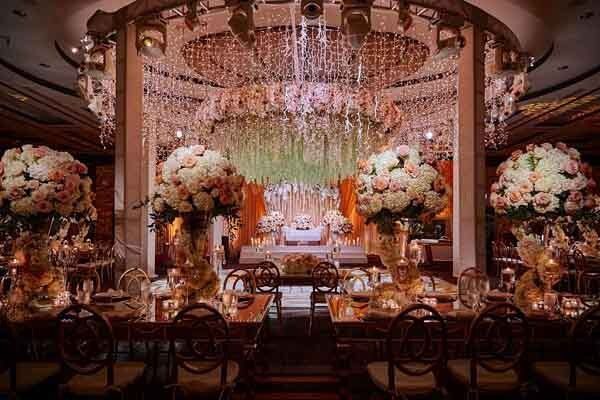 center view wedding aisle