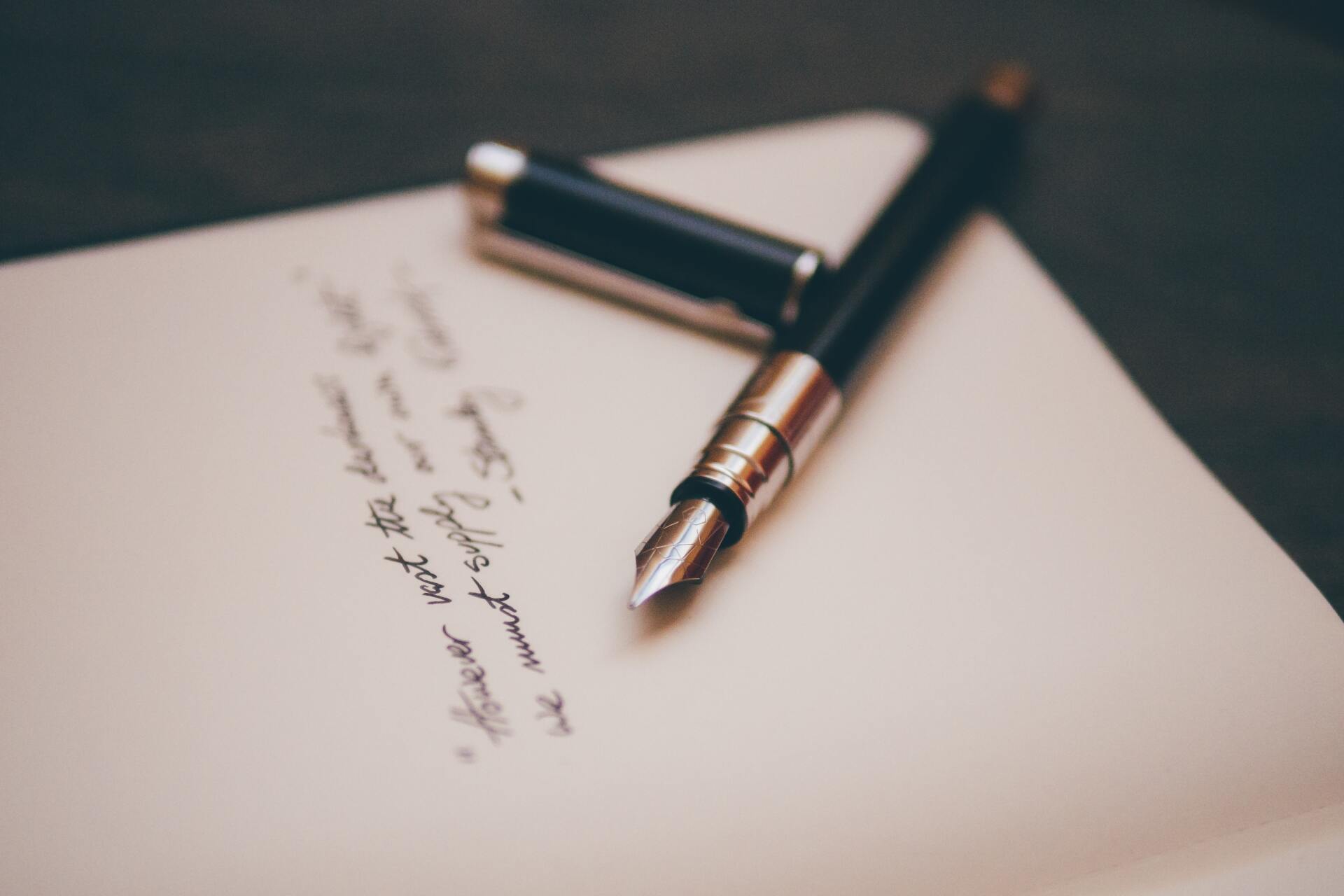Fountain Pen and Paper — Contact Clare Loewenthal in Australia