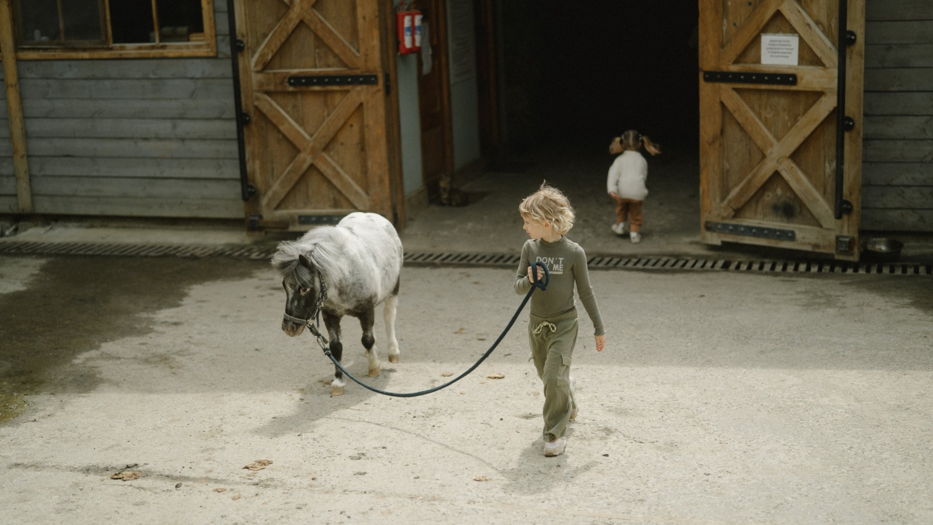 Kind en paard tijdens een paardencoachsessie gericht op faalangst en zelfvertrouwen bij kinderen
