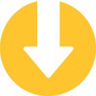 Yellow circle with a white downward arrow icon