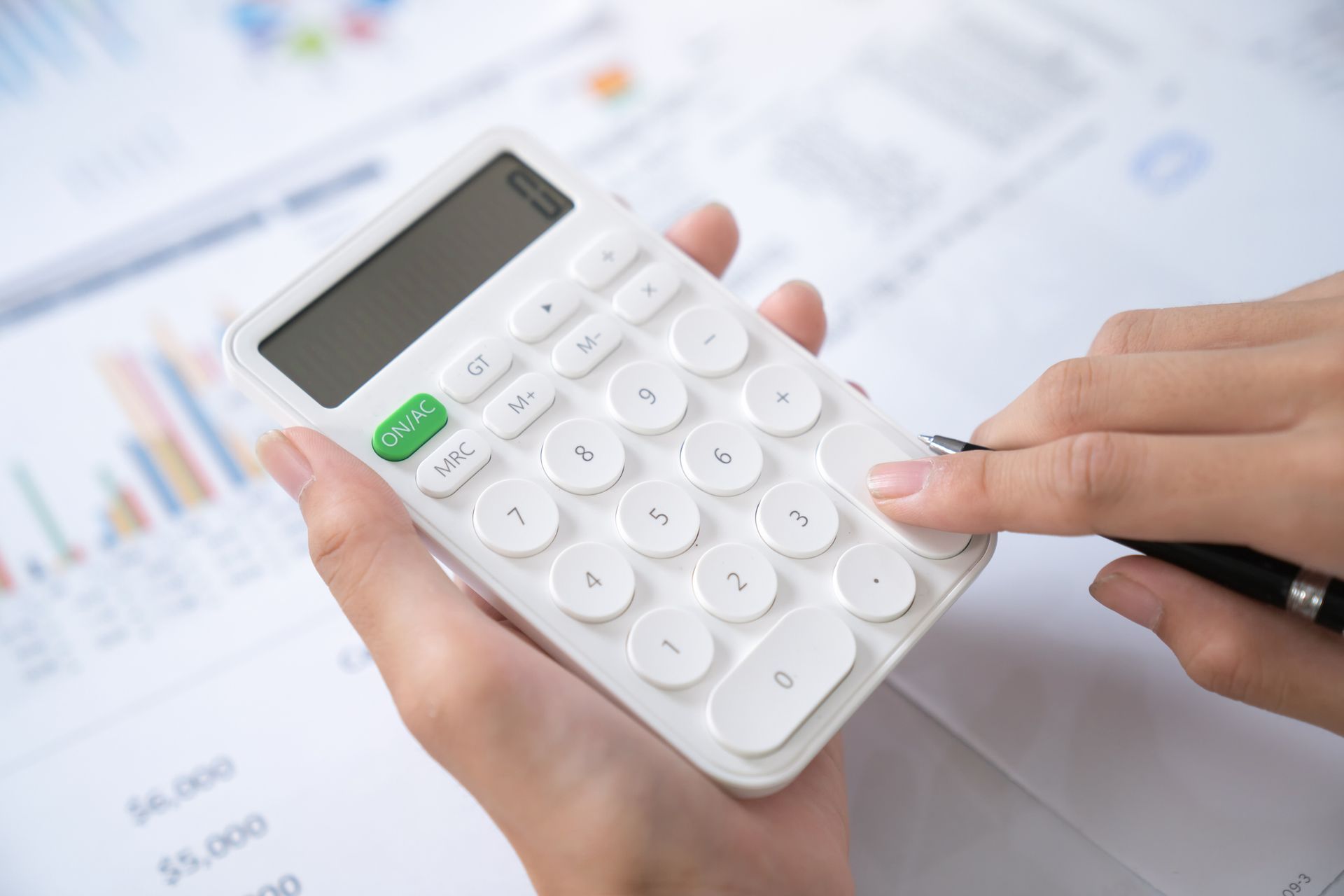 White Calculator — Hoover, AL — Kellum Wilson & Associates PC White Calculator — Hoover, AL — Kellum Wilson & Associates PC