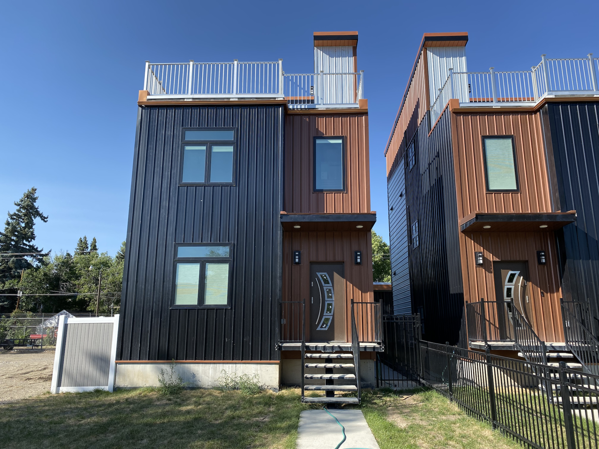 Exterior of apartments