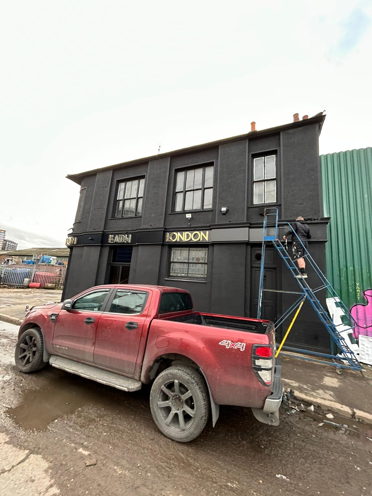 Exterior Painting and Decorating carried out by Painters and Decorators london