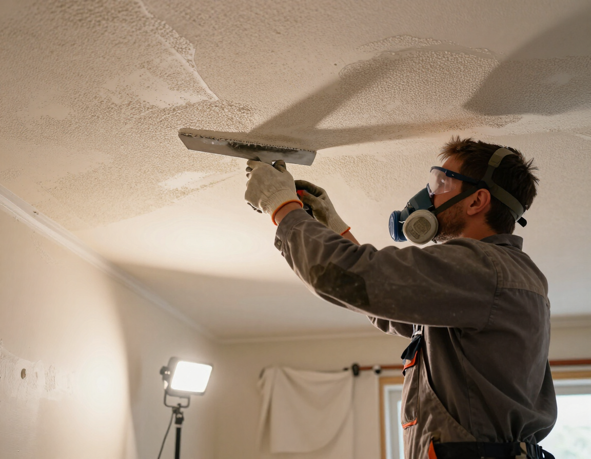 Popcorn Ceiling Removal
