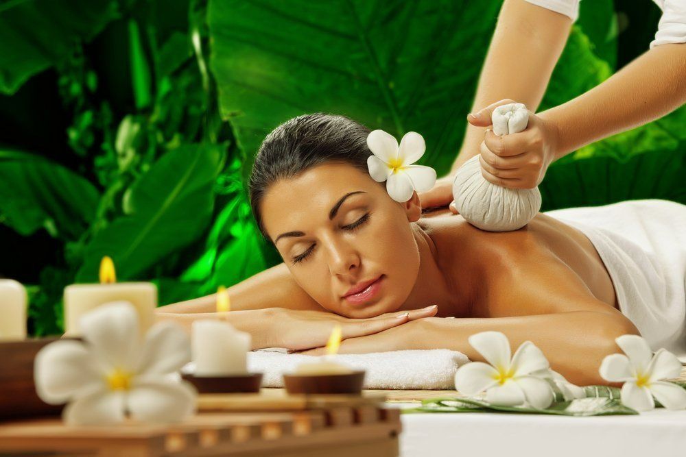 A Woman is Getting a Massage at a Spa — Nancy's Traditional Thai Massage In Buderim, QLD