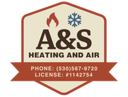 A & S Heating & Air Conditioning Logo