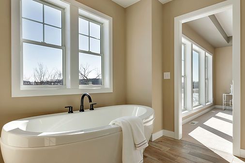 Installed Bathtub — St Cloud, MN — Fine Line Paint LLC