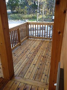 Wooden Porch — St Cloud, MN — Fine Line Paint LLC