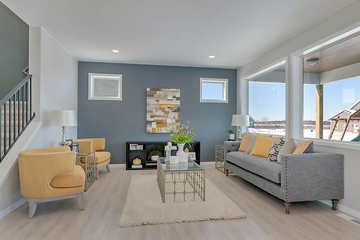 Blue and White Wall Paint — St Cloud, MN — Fine Line Paint LLC